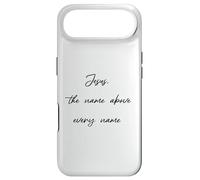 Carcasa para iPhone Air Nombre de Jesús sobre Todos los Nombres Regalos Cristianos para el Novio