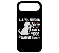 Carcasa para iPhone Air Nombre de Perro Personalizado Baron Cute Dog Pet Lover