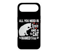 Carcasa para iPhone Air Nombre Personalizado de Gato Trixie Cute Kitten Pet Lover
