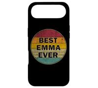 Carcasa para iPhone Air Nombre Personalizado Emma I Love Emma Retro Vintage Style