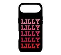 Carcasa para iPhone Air Nombre Personalizado Lilly I Love Lilly Vintage