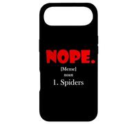 Carcasa para iPhone Air Nope Meme Definition Anti Spiders Funny Arachnophobia Spider