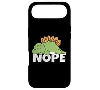 Carcasa para iPhone Air Nope Not Today No Funny Lazy Dinosaur Cute Stegosaurus