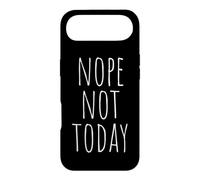 Carcasa para iPhone Air Nope Not Today Qué Tal si No Pereza Memes Sin Pereza