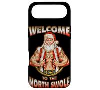 Carcasa para iPhone Air North Swole Santa Músculos Gimnasio Motivación Tatuajes Divertido