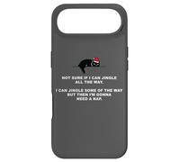 Carcasa para iPhone Air Not Sure if I Can Jingle All The Way - Cat Funny Christmas