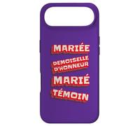 Carcasa para iPhone Air Novia Dama De Honor Marido Testigo Día de la Boda