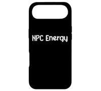 Carcasa para iPhone Air NPC Energy Meme Humor AI Brain Dead Gamer Retro tee Classic!