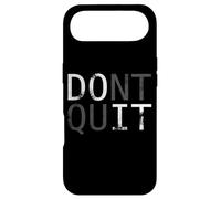 Carcasa para iPhone Air Nuevo Do it Don't Quit. Eslogan motivador para tu Entrenamiento