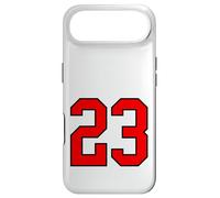 Carcasa para iPhone Air Número 23 Estilo de Equipo Deportivo Universitario Rojo