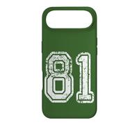 Carcasa para iPhone Air Número 81 Grungy White Sports Team Style