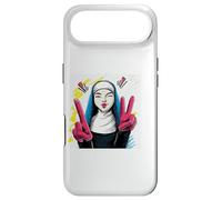 Carcasa para iPhone Air Nun Double Peace Retro Pop Personaje Gráfico Signo Gesto