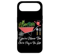 Carcasa para iPhone Air Nunca Eres Demasiado Viejo para Jugar en la Tierra para Cultivar Verduras