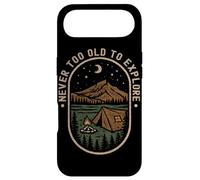 Carcasa para iPhone Air Nunca es Demasiado Viejo para Explorar Camping Montañas Camper Camp