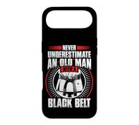 Carcasa para iPhone Air Nunca Subestimes a Old Man Black Belt Martial Arts