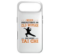 Carcasa para iPhone Air Nunca Subestimes a una anciana Que Conoce la Lucha de Tai Chi