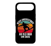 Carcasa para iPhone Air Nunca Subestimes Old Man Skis Deportes de Invierno