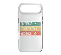Carcasa para iPhone Air Obedience is Better Than Sacrifice Relationship VS Religion