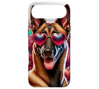 Carcasa para iPhone Air Obra de Arte del Día de San Valentín de un Perro Malinois Belga
