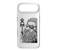 Carcasa para iPhone Air Odin Viking Warrior God Runes Ravens Mitología nórdica