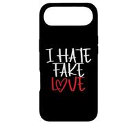 Carcasa para iPhone Air Odio el Amor Falso | Corazón de relación | Amor Falso