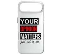 Carcasa para iPhone Air of Course Your Opinion Matters Just Not to Me I Don't Care
