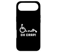Carcasa para iPhone Air Oh Crap Wheelchair Birthday Handicap Disability Funny