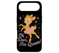 Carcasa para iPhone Air Oh Deer I'm Queer Cute Ballerina Pride Graphic