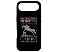 Carcasa para iPhone Air Oh What Fun It Is To Ride Horse Ugly Horse Suéter de Navidad