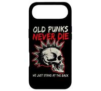 Carcasa para iPhone Air Old Punks Never Die Skull Punk Rock Música Heavy Metal Retro