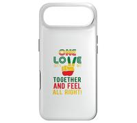 Carcasa para iPhone Air One Love Let's Get Together and Feel All Right Bandera de Jamaica