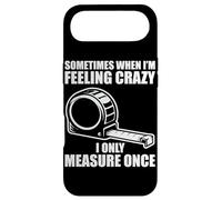 Carcasa para iPhone Air Only Measure Once Woodworking Divertido Carpintero Artesano