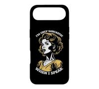 Carcasa para iPhone Air Only Sarcastic Speak Funny Sarcasm Cita Retro Pop Art Woman