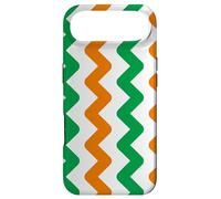 Carcasa para iPhone Air Orange Green White Zigzag Line Geometric Ivory Coast Pattern