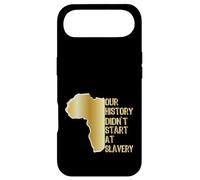 Carcasa para iPhone Air Orgulloso afroamericano Nuestra Historia no comenzó en la esclavitud