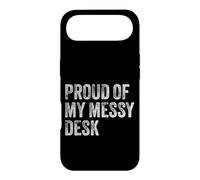 Carcasa para iPhone Air Orgulloso de mi Escritorio desordenado Divertido estación de Trabajo Humor