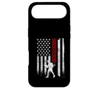 Carcasa para iPhone Air Orientando la Bandera Estadounidense, Corredor patriótico Estadounidense en apuros