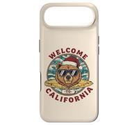 Carcasa para iPhone Air Oso Surfista Navideño - Welcome to California Diseño