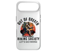 Carcasa para iPhone Air out of Breath Hiking Society Funny Big Foot Hiker