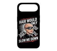 Carcasa para iPhone Air Padre Calvo Divertido Hair Would Only Slow Me Down Racing
