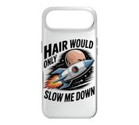 Carcasa para iPhone Air Padre Calvo Divertido Hair Would Only Slow Me Down Rocket
