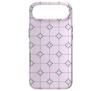 Carcasa para iPhone Air Pale Pink Lavender Grey Star Grid Romantic Girly Pattern