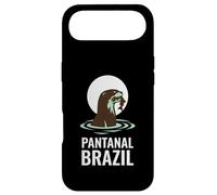Carcasa para iPhone Air Pantanal Brasil Nutria Gigante Atardecer Río