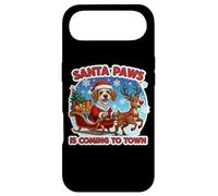 Carcasa para iPhone Air Papá Noel Paws Coming Christmas Petit Basset Griffon Vendéen Dog