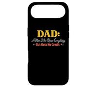 Carcasa para iPhone Air Papá Un Hombre Que Sabe Todo Pero no recibe crédito