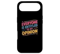 Carcasa para iPhone Air para la Gente Divertida, Todos Tienen Derecho a mi Significado de opinión