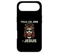 Carcasa para iPhone Air Pascua Yolo Jk BRB Jesús Divertido Religioso Hombres Mujeres Niños