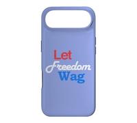 Carcasa para iPhone Air Patriotic Dog Lover Let Freedom Wag Graphic