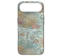 Carcasa para iPhone Air Patrón de Mosaico de Tortuga Marina de Peces Animales de Arrecife de Coral