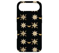 Carcasa para iPhone Air Patrón Inspirado en Asiria (13) - Amarillo Dorado, Blanco